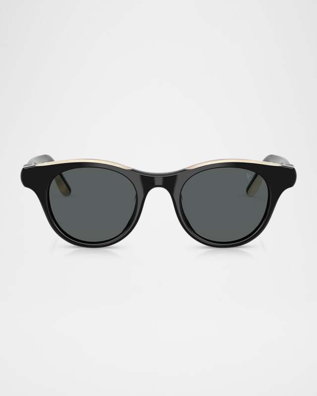 BC4016S Acetate Round Sunglasses
